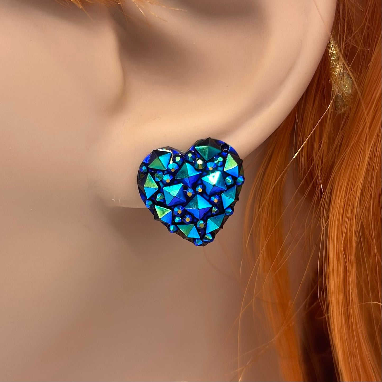 Sparkle Heart Studs