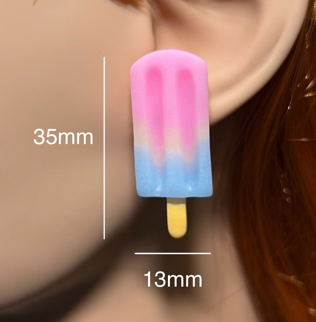 Ice-Block Statement Stud