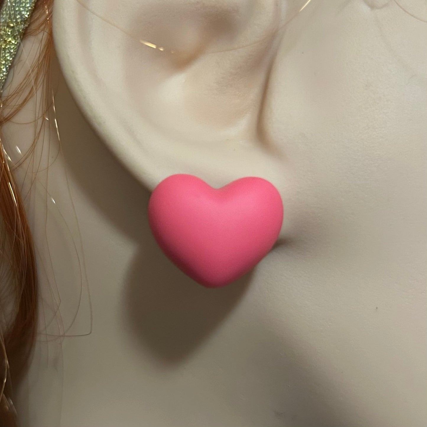 Candy Heart Studs