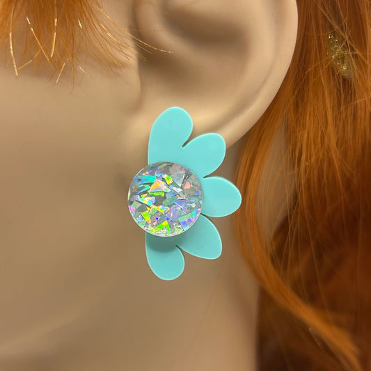 Flower Statement Studs
