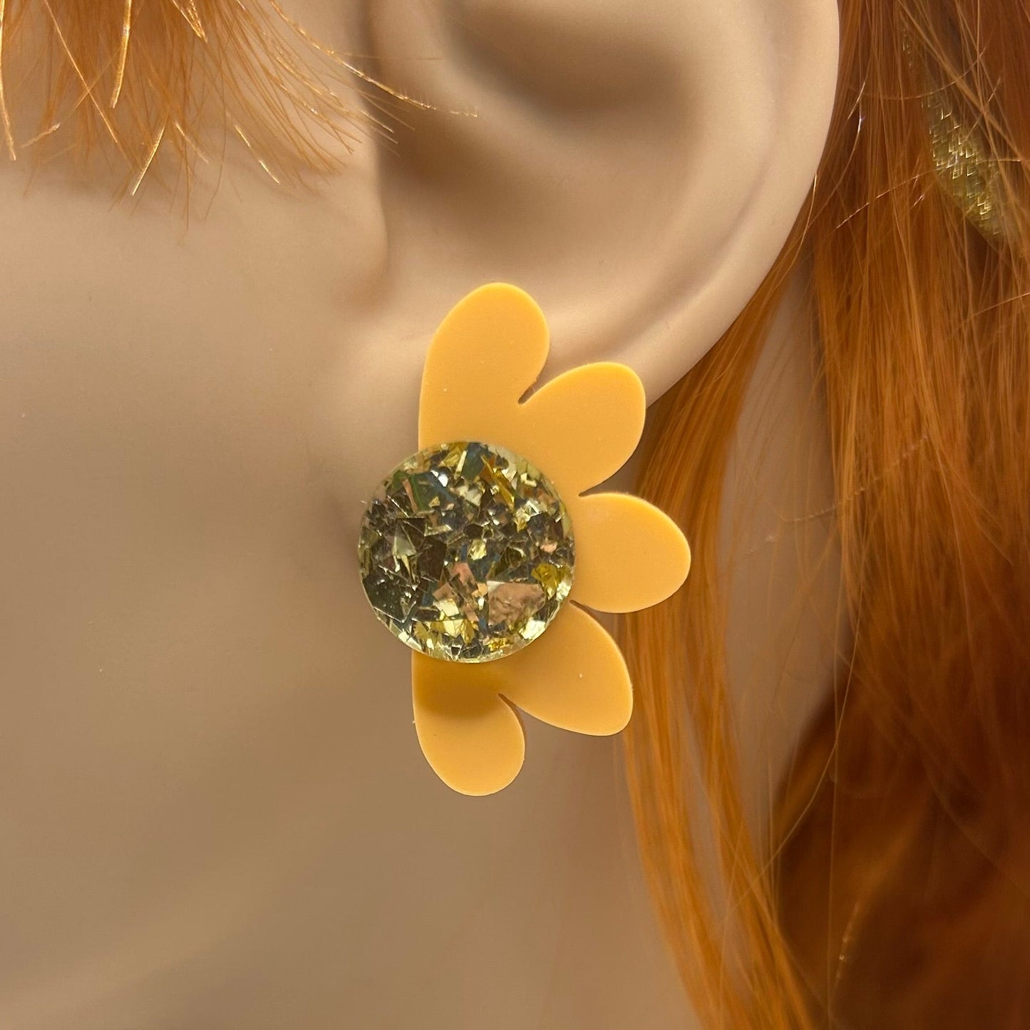 Flower Statement Studs