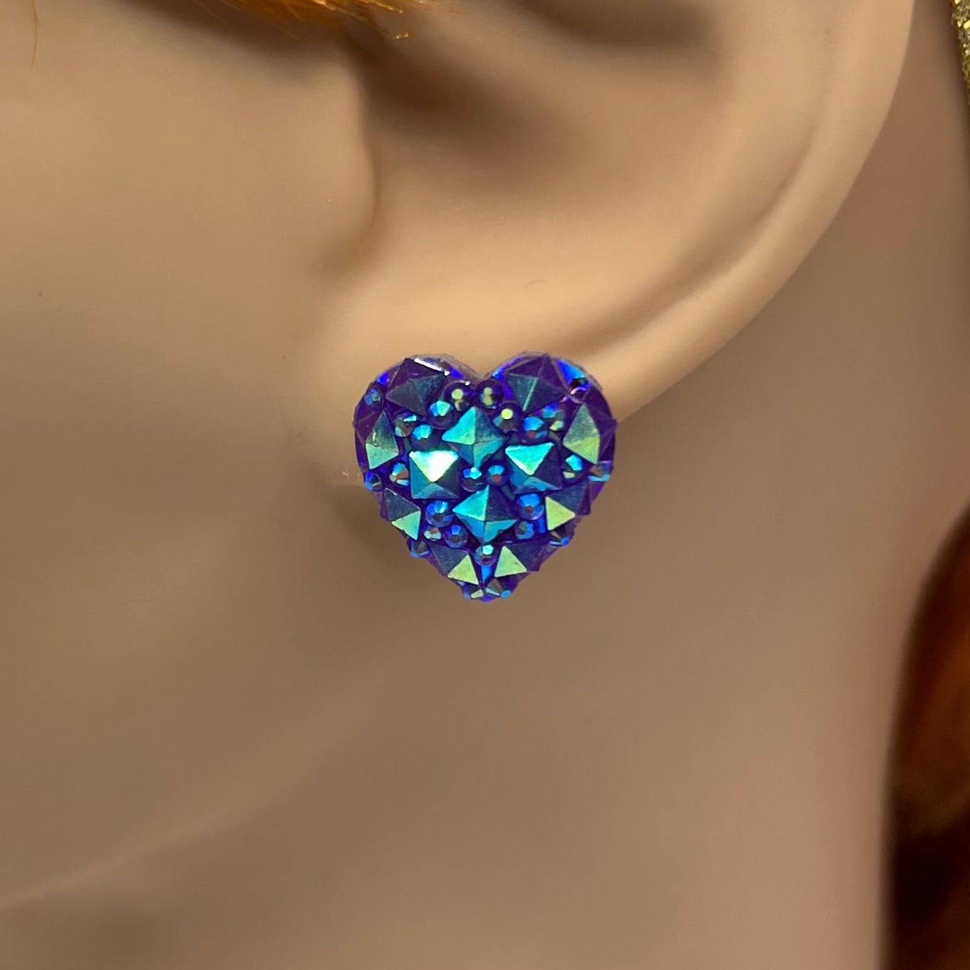 Sparkle Heart Studs