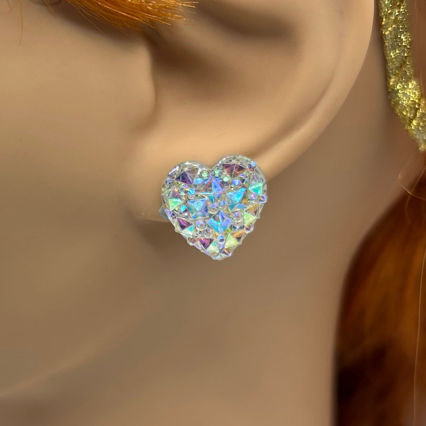 Sparkle Heart Studs