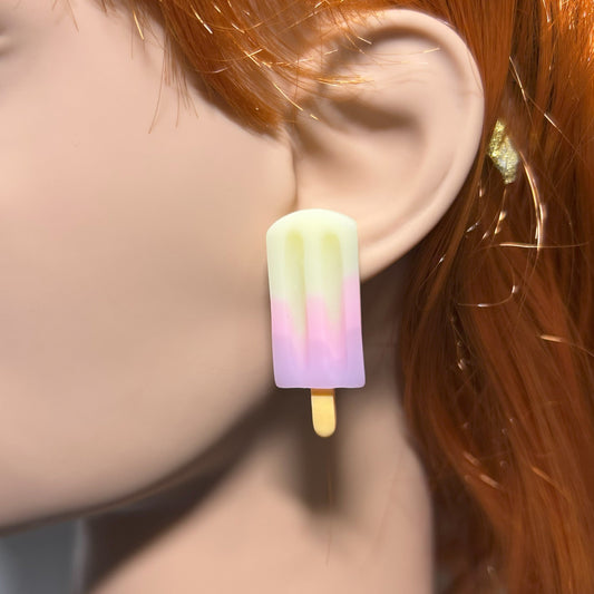 Ice-Block Statement Stud