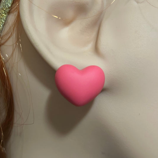 Candy Heart Studs