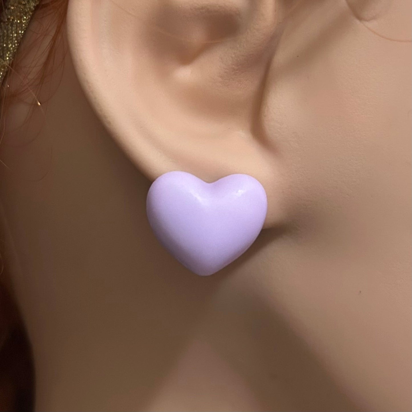 Candy Heart Studs