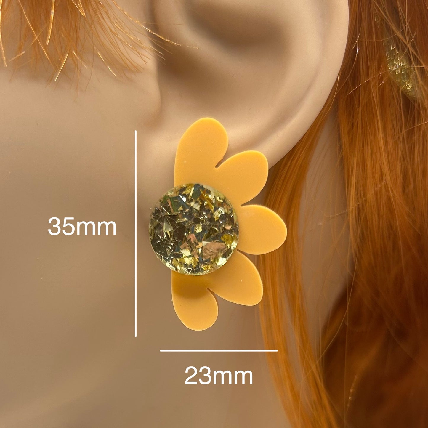 Flower Statement Studs
