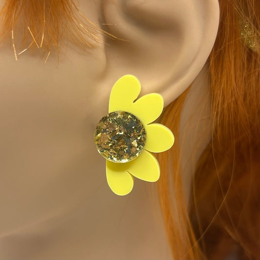 Flower Statement Studs
