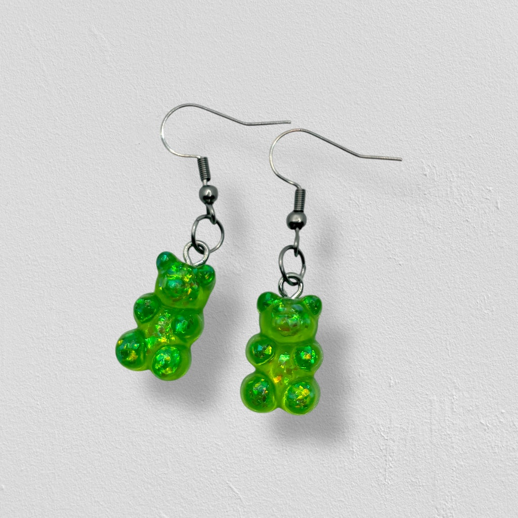 Sparkle Gummy Bear Dangles