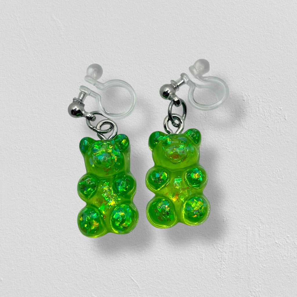 Sparkle Gummy Bear Dangles