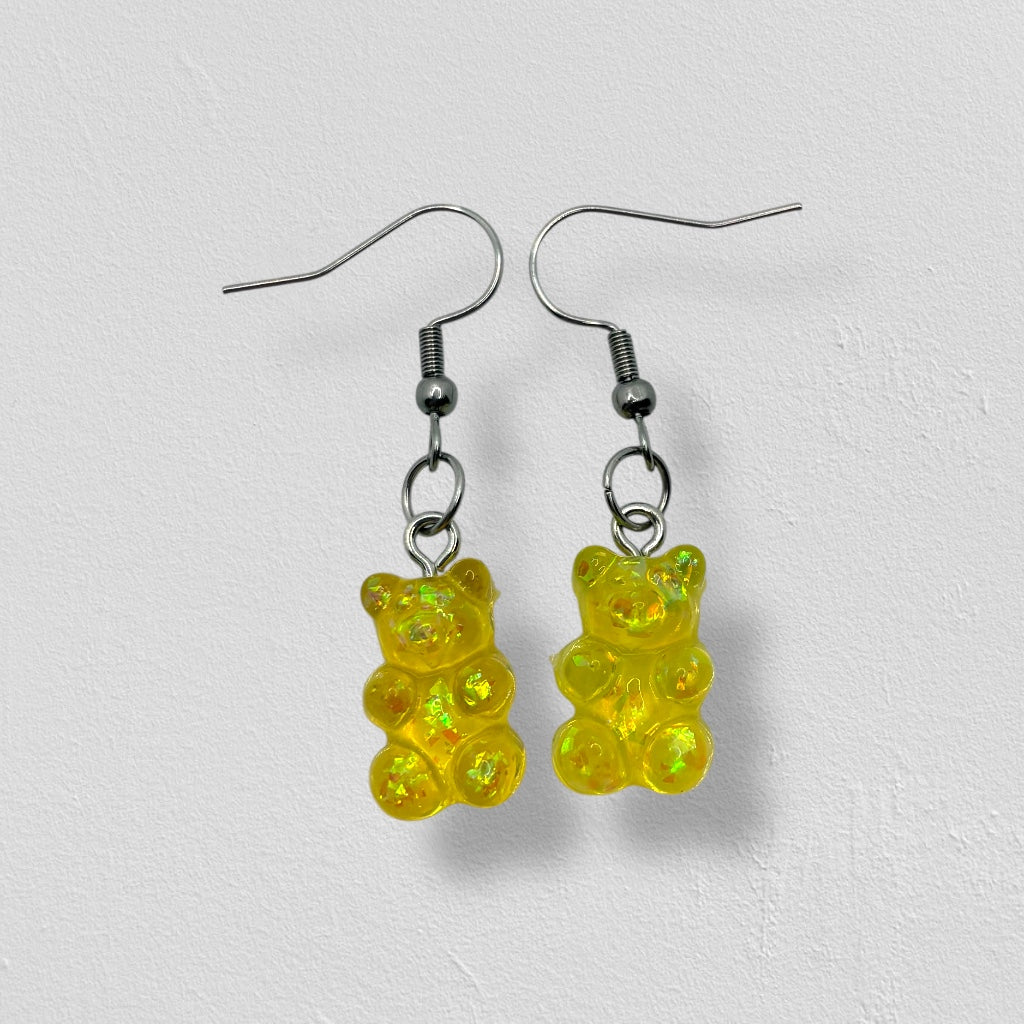 Sparkle Gummy Bear Dangles