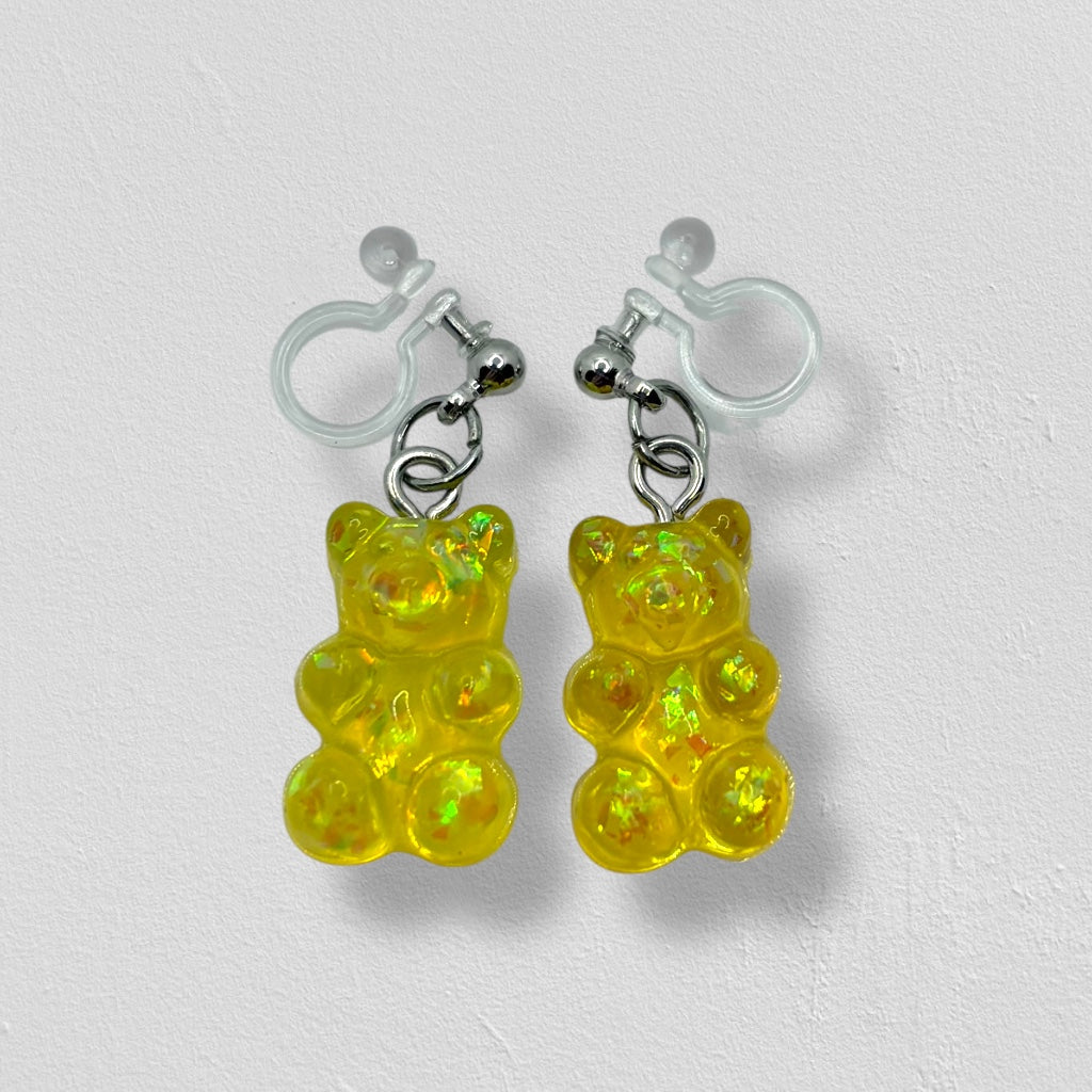 Sparkle Gummy Bear Dangles