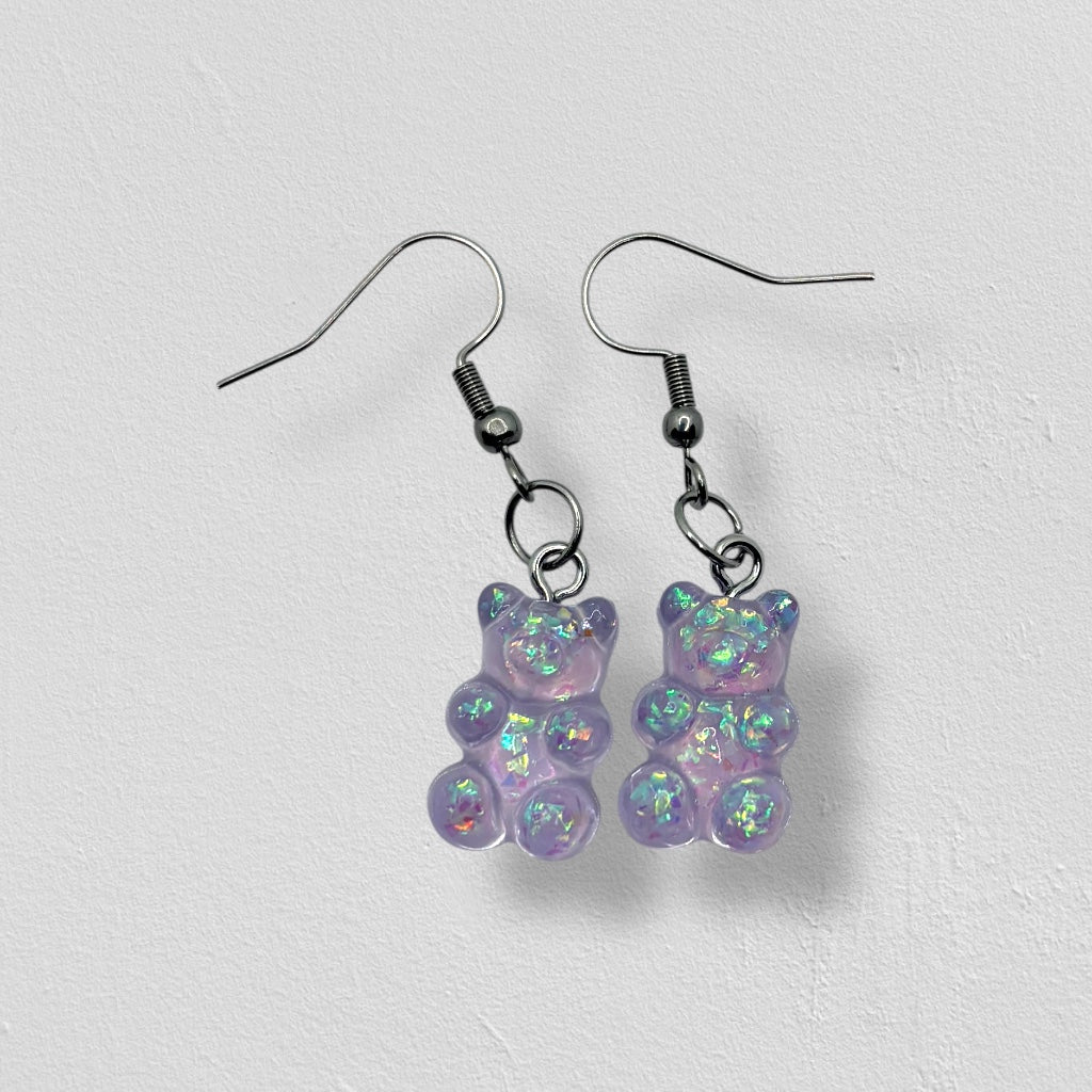 Sparkle Gummy Bear Dangles