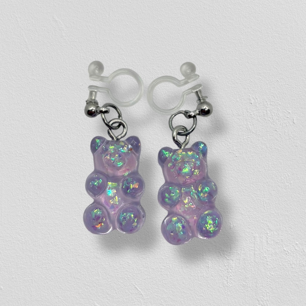 Sparkle Gummy Bear Dangles