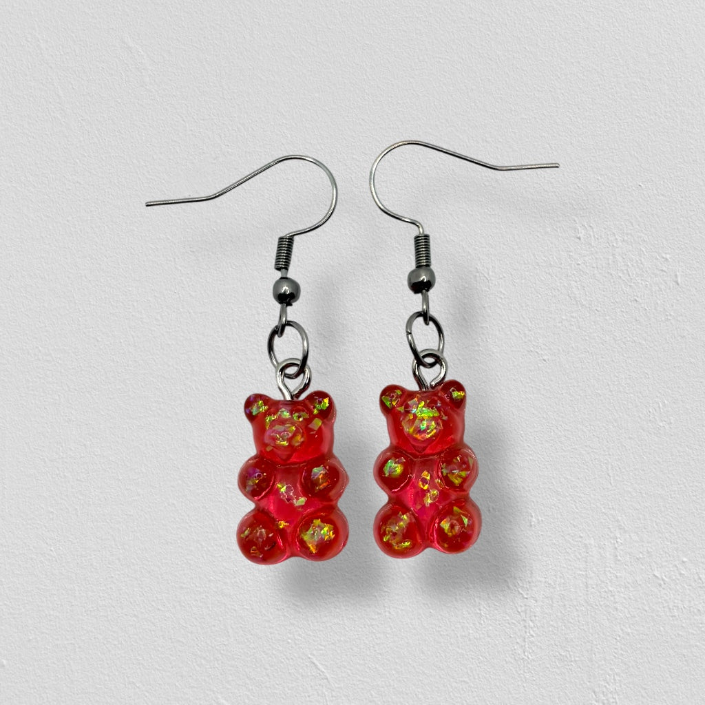 Sparkle Gummy Bear Dangles